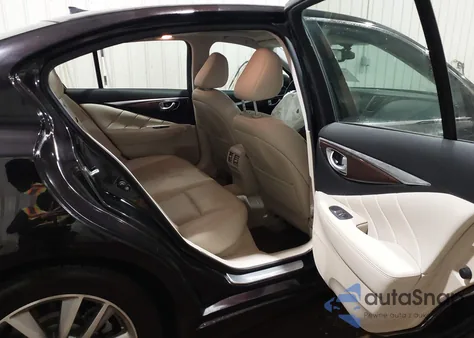 2015 Infiniti Q50 Hybrid Premium from USA, damaged, VIN JN1AV7AR8FM850104